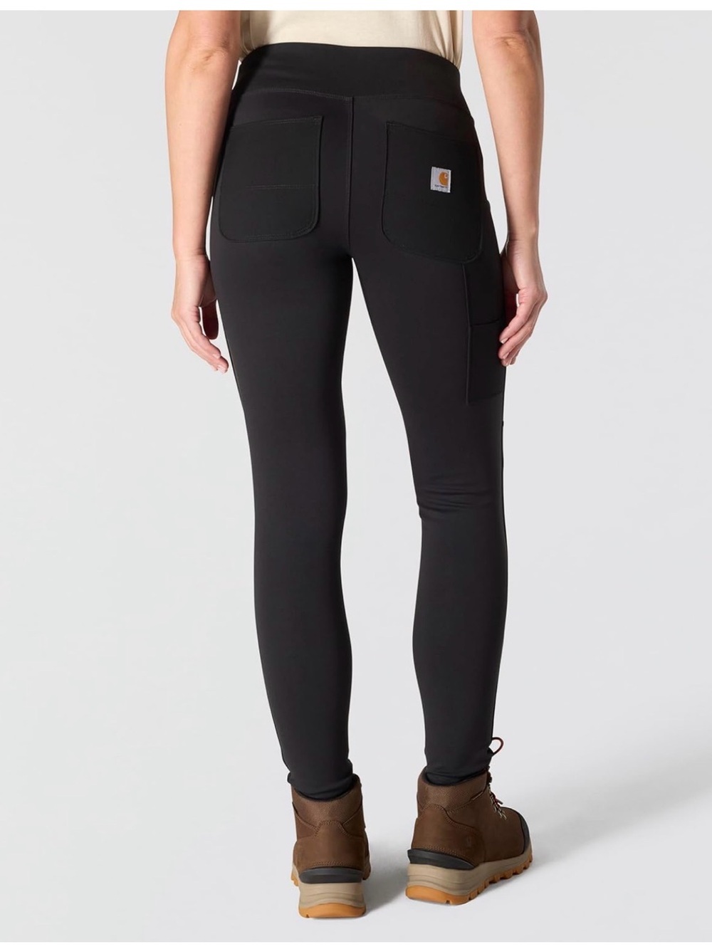 NWT Carhartt Black WOMEN'S FORCE MIDWEIGHT LEGGING - Picture 2 of 5